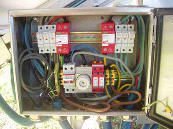 Inverters, Electrical switchgear panels